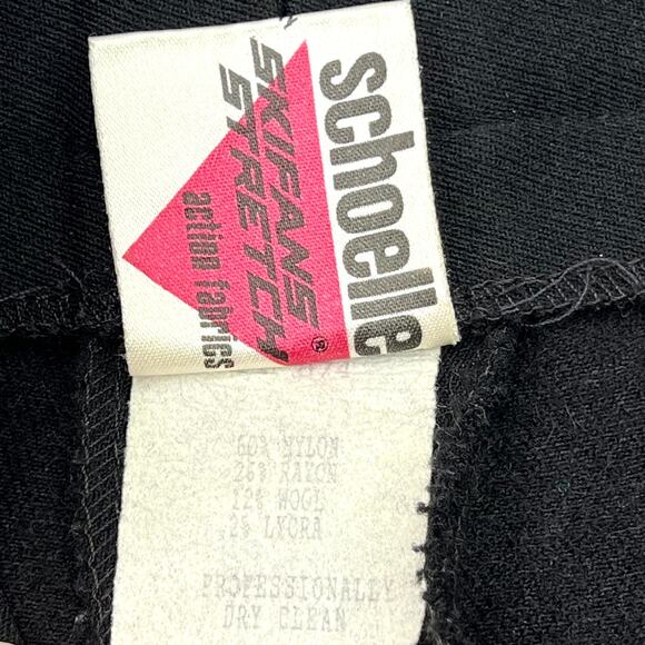 Vintage Stagsport By White Stag Schoeller Black Stirrup Ski Pants Small/medium - Picture 10 of 11